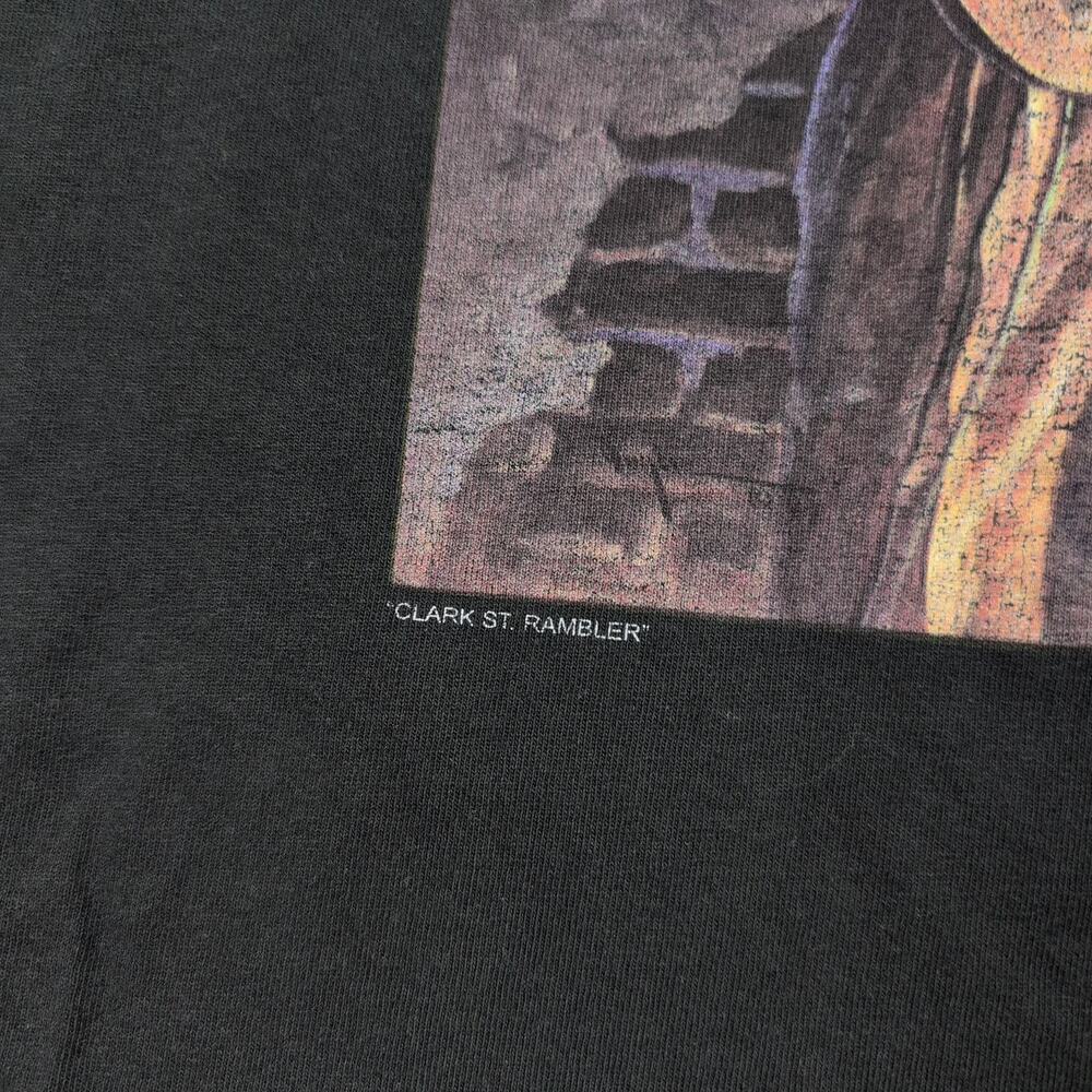 Vintage John Carroll Doyle Shirt Mens Xl Blue Chicago Art Tee 90s Jerzees Usa View 5